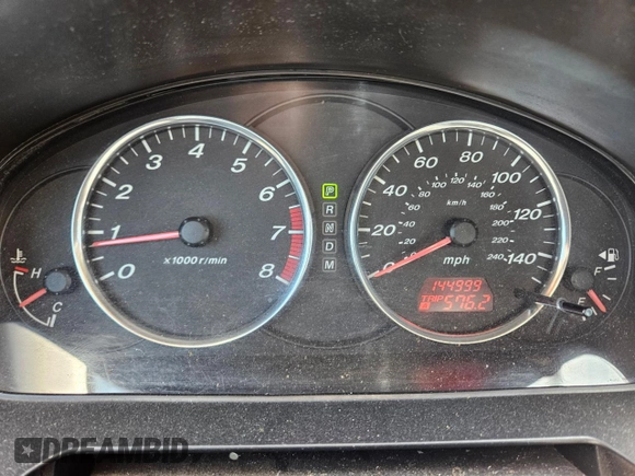 2007 Mazda Mazda6 s Touring with VIN 1YVHP80D975M49541, listed as a Copart auction lot 55686105 with 144,999 mi miles and Clean Title. Bid and sale history available at carsss.com. Image 8.