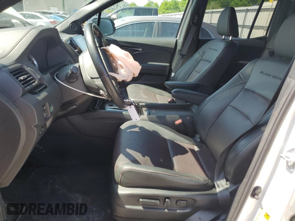 2022 Honda Ridgeline Black Edition with VIN 5FPYK3F85NB010826, listed as a Copart auction lot 59271395 with 36,204 mi miles and Salvage title. Bid and sale history available at DreamBid. Image 7.