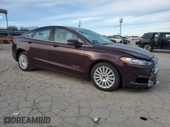 2013 Ford Fusion SE Hybrid with VIN 3FA6P0LU3DR365384, listed as a Copart auction lot 42196755 with 87,449 mi miles and Salvage Title. Bid and sale history available at DreamBid. Image 4.