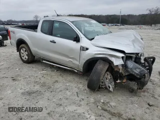 2019 Ford Ranger XL with VIN 1FTER1FH1KLB05050, listed as a Copart auction lot 43399975 with 44,349 mi miles and Salvage Title. Bid and sale history available at DreamBid. Image 4.