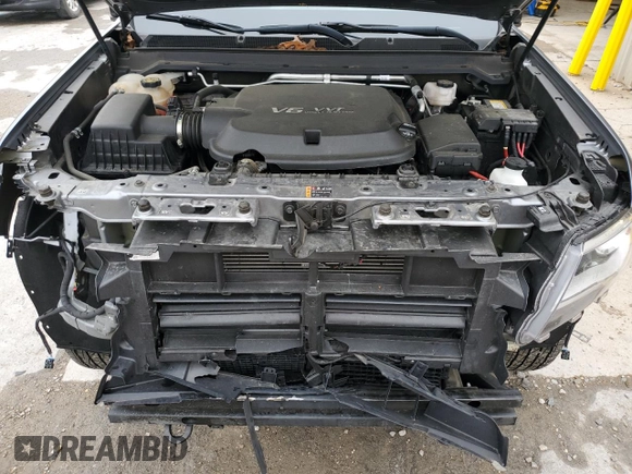 2022 Chevrolet Colorado 4WD Z71 with VIN 1GCGTDEN0N1216109, listed as a Copart auction lot 58567235 with 65,484 mi miles and Salvage title. Bid and sale history available at DreamBid. Image 11.
