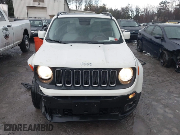 2016 Jeep Renegade Latitude with VIN ZACCJBBT5GPD29715, listed as a IAAI auction lot 41211353 with 54,924 mi miles and . Bid and sale history available at DreamBid. Image 12.