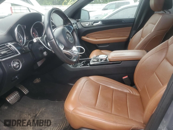 2016 Mercedes-Benz GLE 450 AMG with VIN 4JGED6EB2GA017633, listed as a Copart auction lot 55048555 with 193,229 mi miles and Salvage title. Bid and sale history available at DreamBid. Image 7.