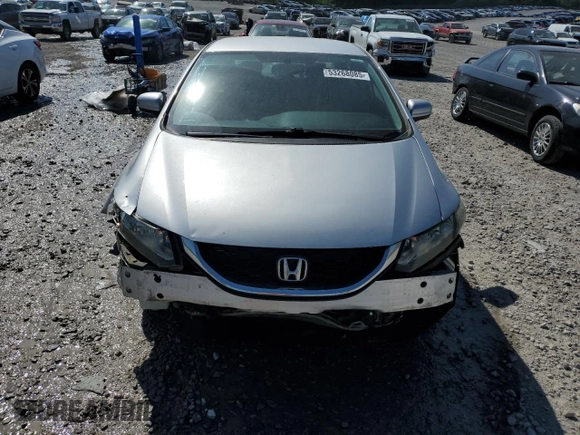 2014 Honda Civic Sedan LX with VIN 19XFB2F54EE078217, listed as a Copart auction lot 53268085 with 151,002 mi miles and Salvage Title. Bid and sale history available at carsss.com. Image 5.