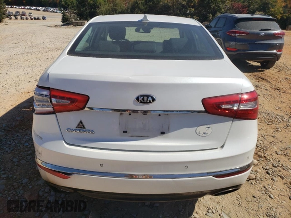 2014 Kia Cadenza Premium with VIN KNALN4D76E5131941, listed as a Copart auction lot 77544574 with 128,514 mi miles and Salvage Title. Bid and sale history available at carsss.com. Image 6.