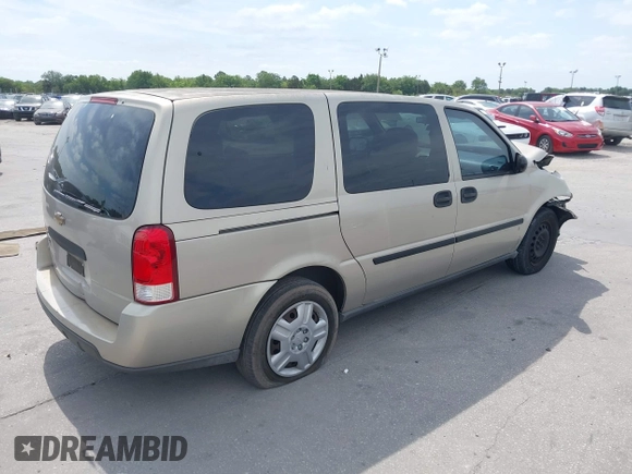 2008 Chevrolet Uplander LS with VIN 1GNDV23W68D199159, listed as a IAAI auction lot 42009014 with 170,472 mi miles and . Bid and sale history available at DreamBid. Image 4.