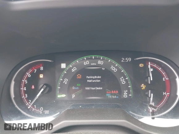 2024 Toyota RAV4 XLE with VIN 2T3P1RFV5RW473727, listed as a IAAI auction lot 42222478 with 19,764 mi miles and . Bid and sale history available at DreamBid. Image 7.