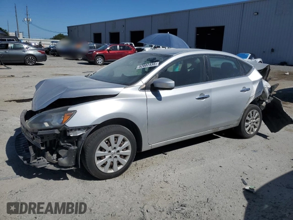 2016 Nissan Sentra SV with VIN 3N1AB7AP6GY222032, listed as a Copart auction lot 52602435 with 32,131 mi miles and Salvage Title. Bid and sale history available at DreamBid. Image 1.