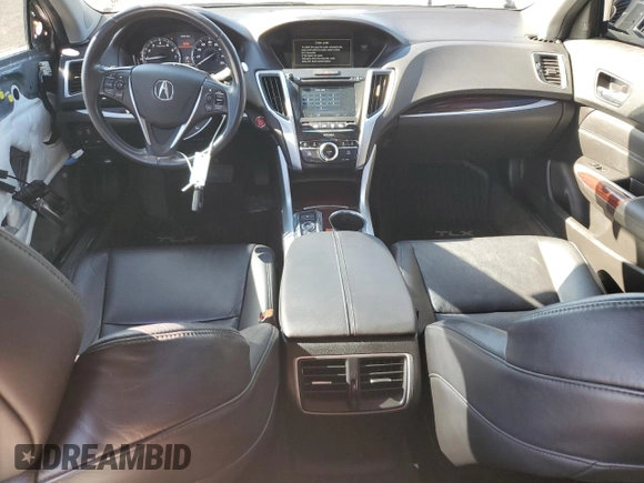 2015 Acura TLX V6 Tech with VIN 19UUB3F5XFA007378, listed as a Copart auction lot 75168544 with 105,308 mi miles and Salvage Title. Bid and sale history available at carsss.com. Image 8.