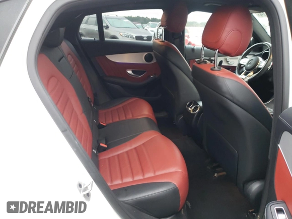 2021 Mercedes-Benz GLC with VIN W1N0J6EB0MG002525, listed as a Copart auction lot 86517514 with 42,162 mi miles and Salvage Title. Bid and sale history available at carsss.com. Image 10.
