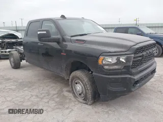 2023 Ram 2500 Tradesman with VIN 3C6UR5HL0PG587025, listed as a IAAI auction lot 41447712 with 46,358 mi miles. Bid and sale history available at carsss.com. Image 1.