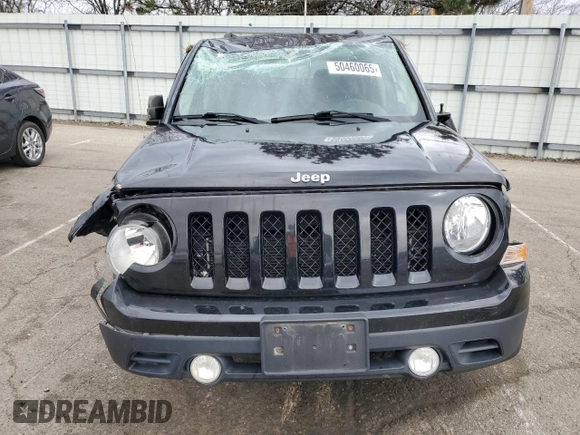 2014 Jeep Patriot Latitude with VIN 1C4NJPFB8ED674112, listed as a Copart auction lot 50460065 with 107,350 mi miles and Salvage Title. Bid and sale history available at carsss.com. Image 5.