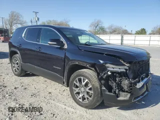 2021 GMC Acadia SLE with VIN 1GKKNKLA4MZ162407, listed as a Copart auction lot 49963725 with 141,122 mi miles and Salvage Title. Bid and sale history available at DreamBid. Image 4.