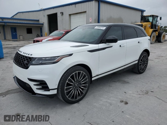 2018 Land Rover Range Rover Velar R-Dynamic HSE with VIN SALYM2RN0JA745773, listed as a Copart auction lot 53060244 with 67,639 mi miles and Salvage Title. Bid and sale history available at carsss.com. Image 1.