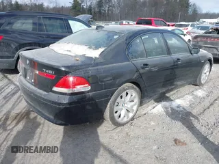 2003 BMW 7 Series 745i with VIN WBAGL63493DP67766, listed as a IAAI auction lot 41276771 with 92,681 mi miles and . Bid and sale history available at DreamBid. Image 4.