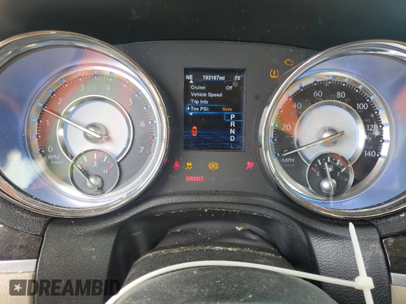 2013 Chrysler 300 with VIN 2C3CCAAGXDH520556, listed as a Copart auction lot 51050035 with 183,167 mi miles and Salvage Title. Bid and sale history available at carsss.com. Image 9.