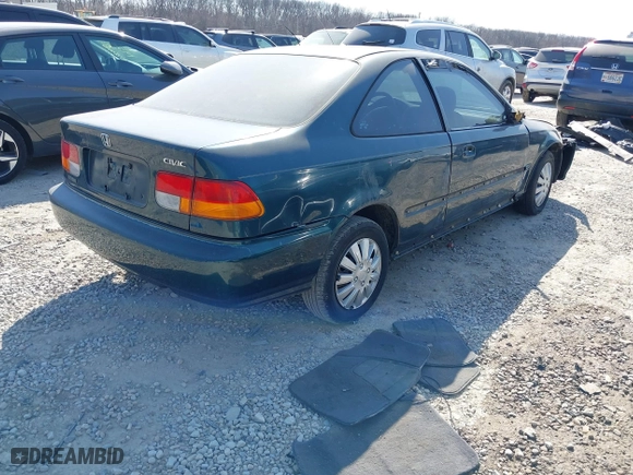 1998 Honda Civic EX with VIN 1HGEJ8249WL057484, listed as a IAAI auction lot 41776124 with 203,020 mi miles. Bid and sale history available at carsss.com. Image 4.