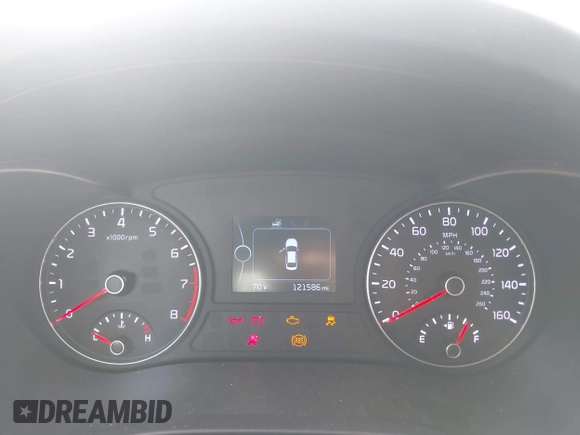 2016 Kia Optima LX with VIN 5XXGT4L31GG022844, listed as a IAAI auction lot 41240100 with 121,586 mi miles and . Bid and sale history available at DreamBid. Image 7.