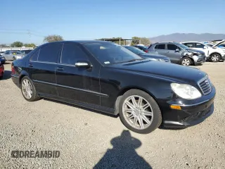 2006 Mercedes-Benz S-Class 4.3L with VIN WDBNG70J16A477878, listed as a Copart auction lot 46888455 with 204,950 mi miles and Clean Title. Bid and sale history available at carsss.com. Image 4.