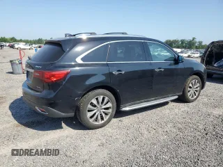 2014 Acura MDX Technology with VIN 5FRYD4H42EB031859, listed as a Copart auction lot 62198125 with 154,400 mi miles and Salvage title. Bid and sale history available at DreamBid. Image 3.