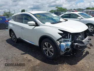 2021 Nissan Murano S z VIN 5N1AZ2AS3MC146950, wystawiony jako IAAI lot #42275373 z przebiegiem 66 408 mil mil oraz . Historia ofert i sprzedaży dostępna na DreamBid. Obrazek 1.