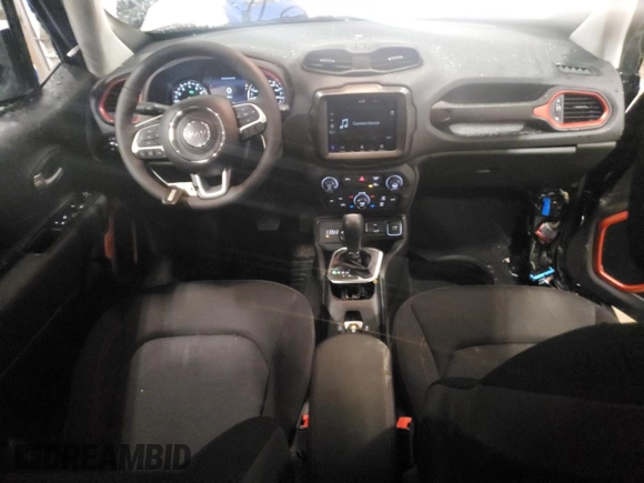 2023 Jeep Renegade Trailhawk with VIN ZACNJDC11PPP59062, listed as a Copart auction lot 58335455 with 9,392 mi miles and Salvage title. Bid and sale history available at DreamBid. Image 8.