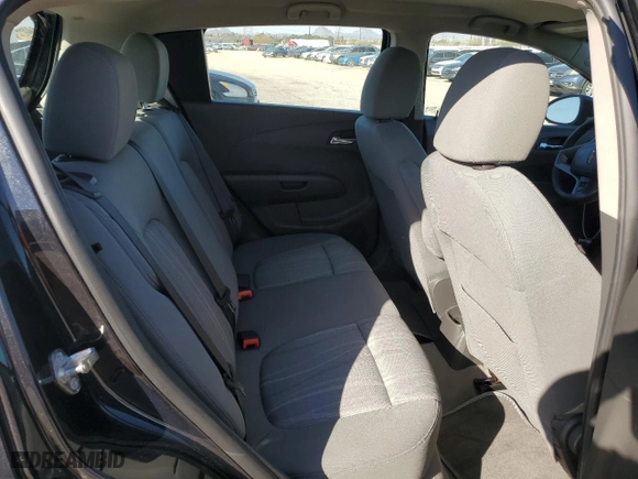 2015 Chevrolet Sonic LT with VIN 1G1JC6SH6F4127167, listed as a Copart auction lot 43568615 with 28,509 mi miles and Salvage Title. Bid and sale history available at carsss.com. Image 10.