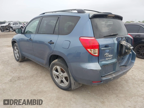 2008 Toyota RAV4 with VIN JTMBK33V086038882, listed as a IAAI auction lot 41945559 with 144,906 mi miles. Bid and sale history available at carsss.com. Image 3.