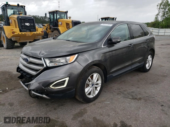 2015 Ford Edge SEL with VIN 2FMTK4J91FBB79082, listed as a Copart auction lot 50121365 with 74,251 mi miles and Salvage Title. Bid and sale history available at carsss.com. Image 1.