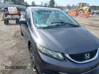 2015 Honda Civic Sedan LX with VIN 19XFB2E55FE061929, listed as a IAAI auction lot 41711847 with 140,906 mi miles. Bid and sale history available at carsss.com. Image 6.