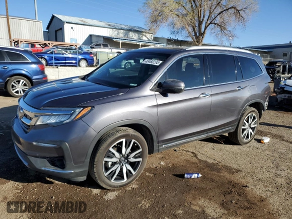 2019 Honda Pilot Touring 7-Passenger with VIN 5FNYF6H61KB060421, listed as a Copart auction lot 49460295 with 41,362 mi miles and Salvage Title. Bid and sale history available at DreamBid. Image 1.
