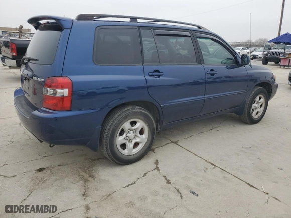 2007 Toyota Highlander with VIN JTEGD21A770158962, listed as a Copart auction lot 44162175 with 208,885 mi miles and Salvage Title. Bid and sale history available at carsss.com. Image 3.