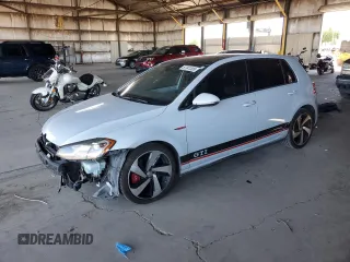2018 Volkswagen GTI S z VIN 3VW547AU4JM266184, wystawiony jako Copart lot #57341305 z przebiegiem 156 773 mil mil oraz Szkoda całkowita • Salvage title. Historia ofert i sprzedaży dostępna na DreamBid. Obrazek 1.
