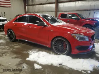 2014 Mercedes-Benz CLA-Class CLA 45 AMG with VIN WDDSJ5CB5EN086034, listed as a Copart auction lot 46156955 with 116,592 mi miles and Clean Title. Bid and sale history available at carsss.com. Image 4.