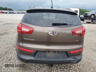 2011 Kia Sportage EX with VIN KNDPC3A29B7019583, listed as a Copart auction lot 54340295 with 175,516 mi miles and Salvage title. Bid and sale history available at DreamBid. Image 6.