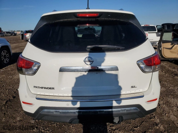 2015 Nissan Pathfinder Platinum with VIN 5N1AR2MN0FC650803, listed as a Copart auction lot 46279635 with 95,399 mi miles and Salvage Title. Bid and sale history available at carsss.com. Image 6.