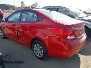 2012 Hyundai Accent GLS with VIN KMHCT4AE9CU187849, listed as a IAAI auction lot 42003584 with 13,750 mi miles. Bid and sale history available at carsss.com. Image 3.