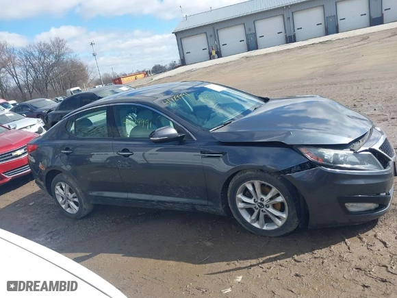 2011 Kia Optima EX with VIN KNAGN4A75B5156895, listed as a IAAI auction lot 41729991 with 151,348 mi miles. Bid and sale history available at carsss.com. Image 13.