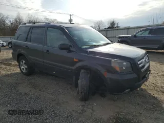 2008 Honda Pilot EX-L with VIN 5FNYF18728B039260, listed as a Copart auction lot 50144025 with 159,571 mi miles and Salvage title. Bid and sale history available at DreamBid. Image 4.