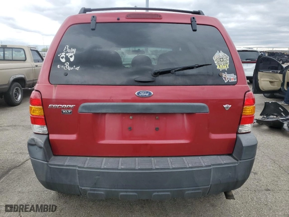2005 Ford Escape XLT with VIN 1FMYU93105KD73059, listed as a Copart auction lot 53149615 with 143,739 mi miles and Salvage Title. Bid and sale history available at carsss.com. Image 6.