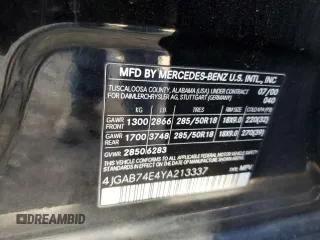 2000 Mercedes-Benz M-Class AMG with VIN 4JGAB74E4YA213337, listed as a Copart auction lot 78241244 with 159,530 mi miles and Salvage Title. Bid and sale history available at carsss.com. Image 13.
