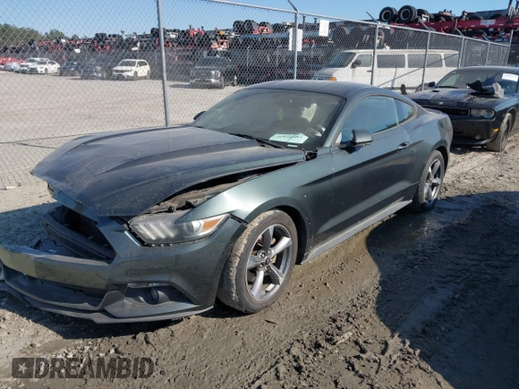 2015 Ford Mustang V6 with VIN 1FA6P8AM3F5361567, listed as a IAAI auction lot 41848483 with 89,257 mi miles and . Bid and sale history available at DreamBid. Image 17.