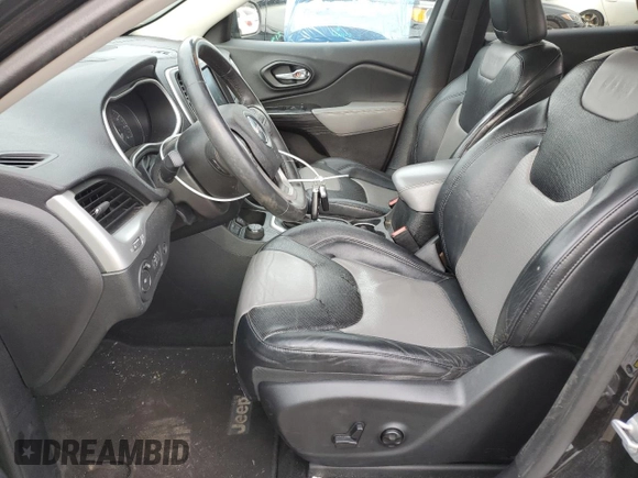 2014 Jeep Cherokee Limited with VIN 1C4PJMDS0EW169860, listed as a Copart auction lot 86389624 with 185,121 mi miles and Salvage Title. Bid and sale history available at carsss.com. Image 7.