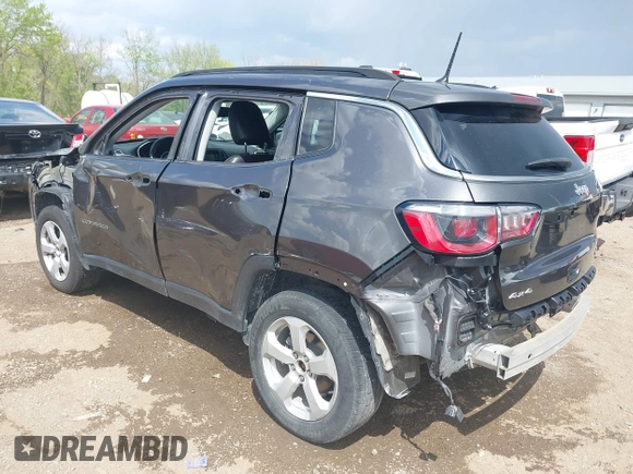 2018 Jeep Compass Latitude с VIN 3C4NJDBBXJT342522, выставлен на аукционе IAAI как лот 42081491 с пробегом 107 862 миль миль и . История ставок и продаж доступна на DreamBid. Изображение 3.