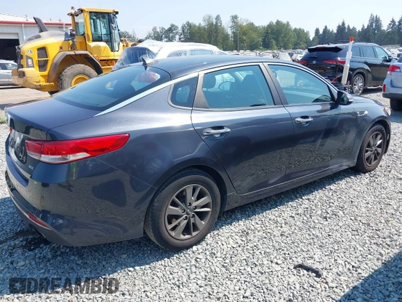 2016 Kia Optima LX Turbo with VIN 5XXGT4L10GG004351, listed as a IAAI auction lot 40053290 with 85,480 mi miles. Bid and sale history available at carsss.com. Image 4.