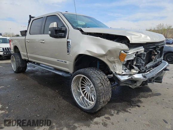 2017 Ford F-350 Platinum with VIN 1FT8W3BT2HEC01200, listed as a Copart auction lot 51653455 with 94,440 mi miles and Salvage Title. Bid and sale history available at DreamBid. Image 4.