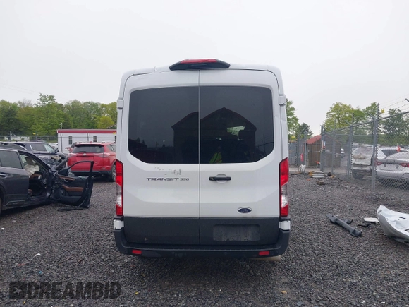2024 Ford Transit Passenger XL with VIN 1FBAX2C89RKB89363, listed as a IAAI auction lot 42216151 with 1,496 mi miles and . Bid and sale history available at DreamBid. Image 17.