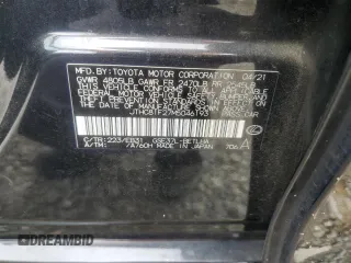 2021 Lexus IS 300 with VIN JTHC81F27M5046193, listed as a Copart auction lot 59846805 with 92,034 mi miles and Salvage title. Bid and sale history available at DreamBid. Image 12.