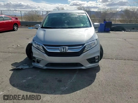 2020 Honda Odyssey EX with VIN 5FNRL6H5XLB009666, listed as a Copart auction lot 45526805 with 81,622 mi miles and Salvage Title. Bid and sale history available at DreamBid. Image 12.