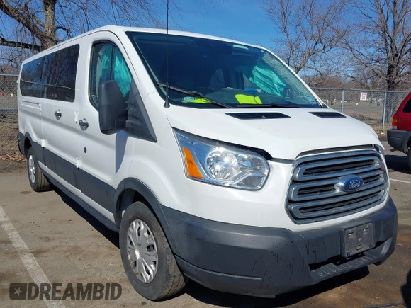 2019 Ford Transit Passenger XL with VIN 1FBZX2ZM0KKA15419, listed as a IAAI auction lot 41752768 with 86,625 mi miles and . Bid and sale history available at DreamBid. Image 1.